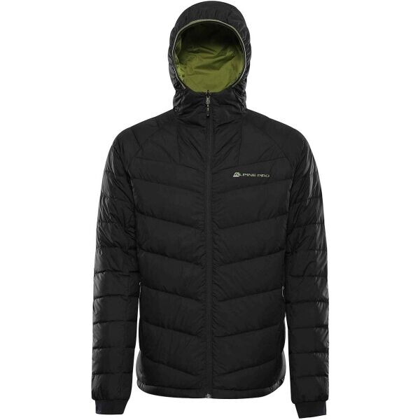 ALPINE PRO ROGIT 2 Pánská oboustranná péřová bunda, černá, velikost