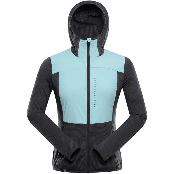 ALPINE PRO ZOLLA Dámská ultralehká mikina, černá, velikost