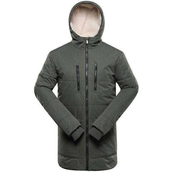 ALPINE PRO COLWEL Pánská zimní bunda, zelená, velikost