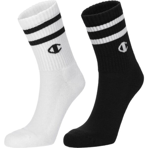 Champion 2PK SHORT CREW Dámské ponožky, černá, velikost 39-42