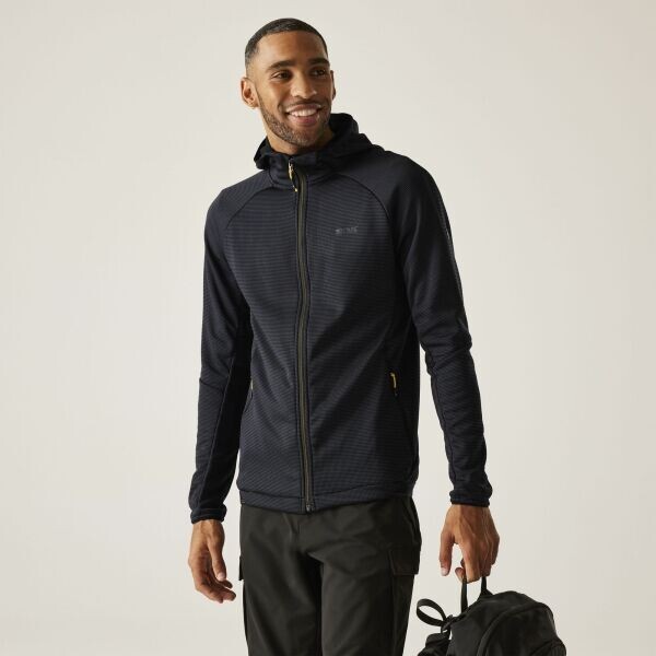 REGATTA OUTDOORS EVERET Pánská mikina, černá, velikost