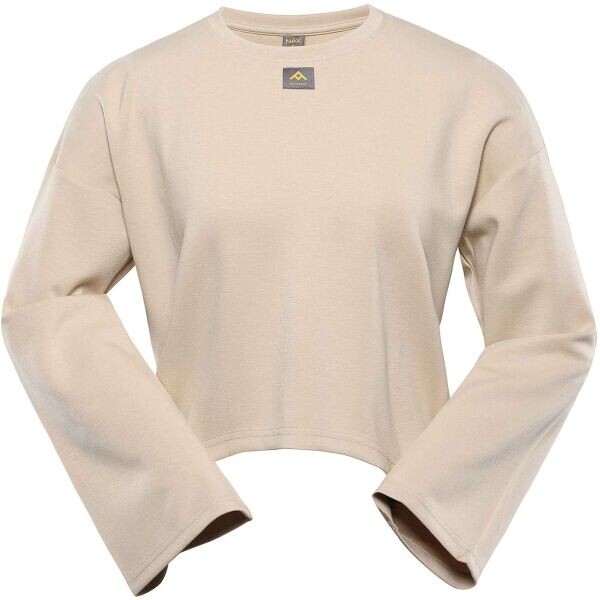 NAX SETA Dámská mikina, béžová, velikost