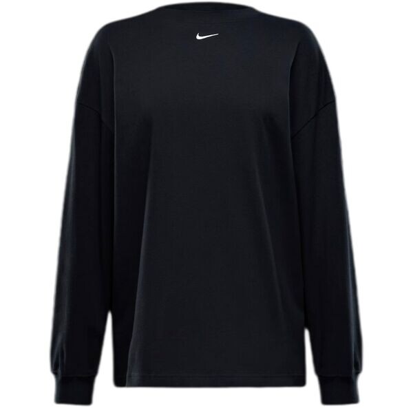 Nike W SPORTSWEAR ESSENTIAL OS LS TEE Dámské triko, černá, velikost