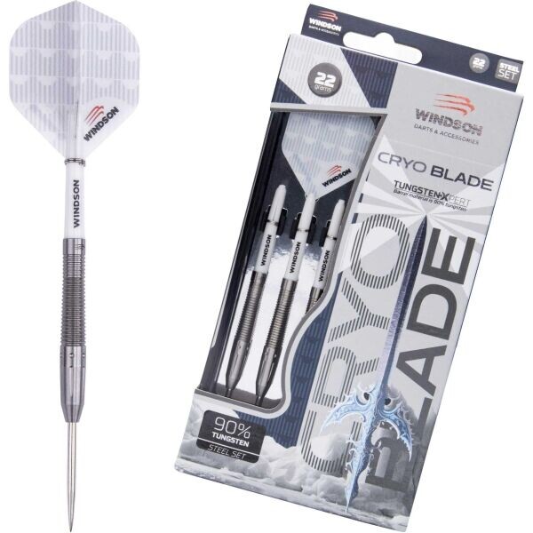 Windson CRYO BLADE 22 G Steelové šipky, stříbrná, velikost