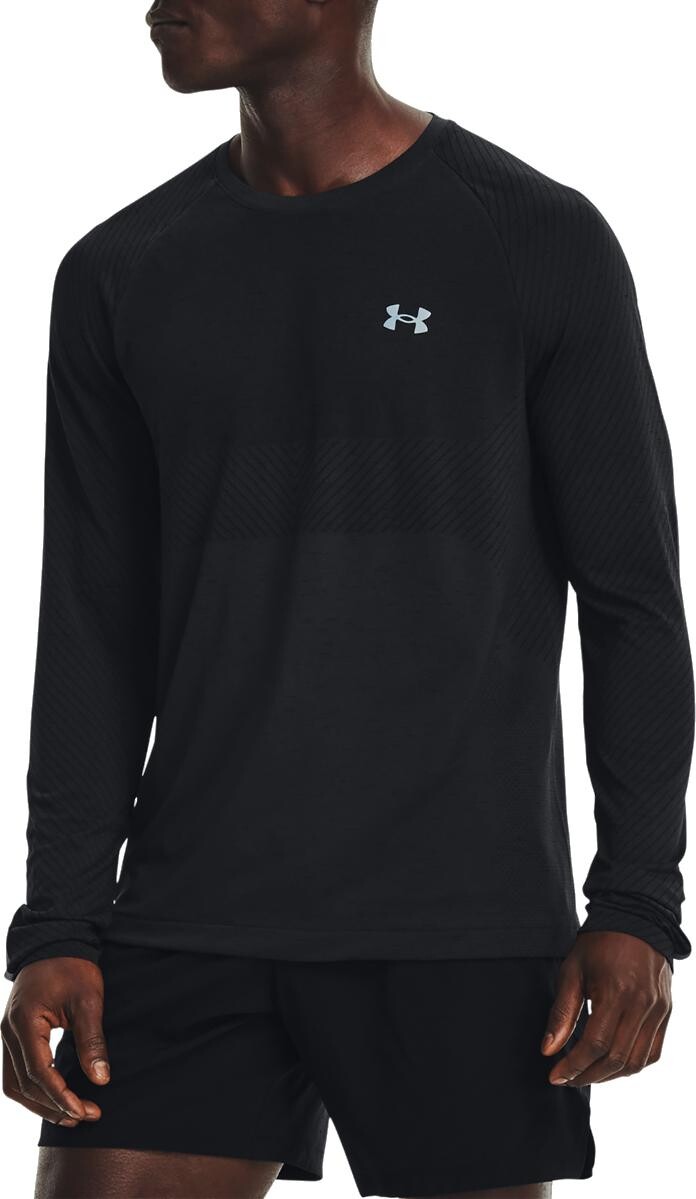 Triko s dlouhým rukávem Under Armour UA Seamless Run LS-BLK