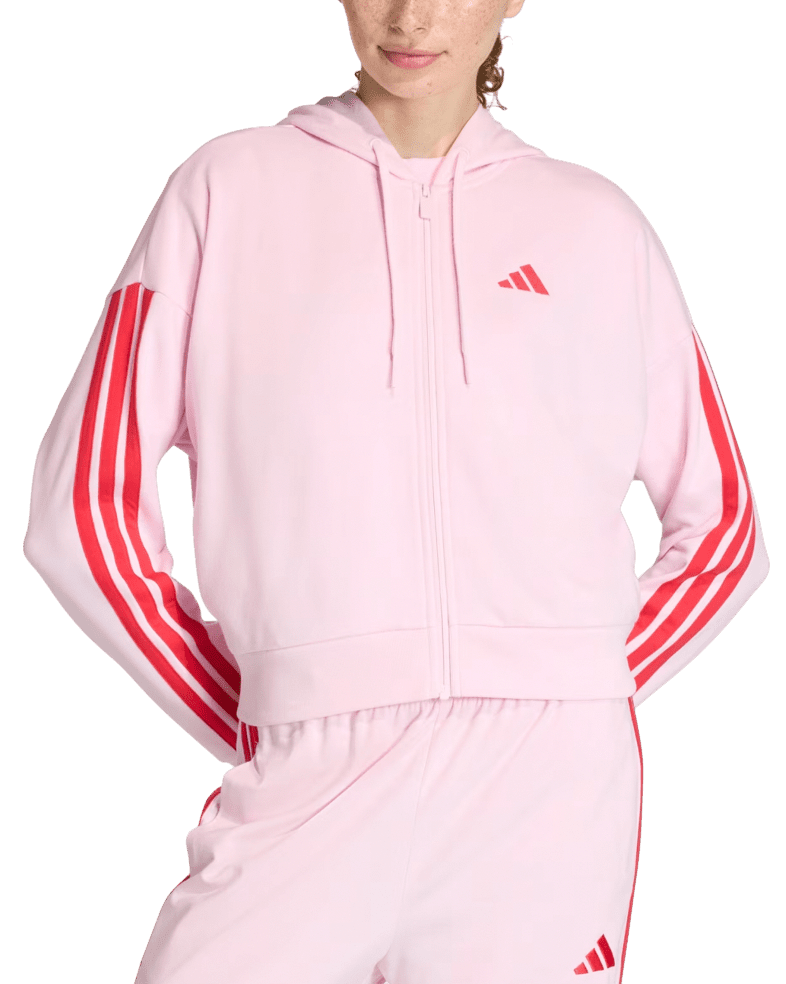 Mikina s kapucí adidas Sportswear Essentials 3 Stripes Hooded Jacket Women