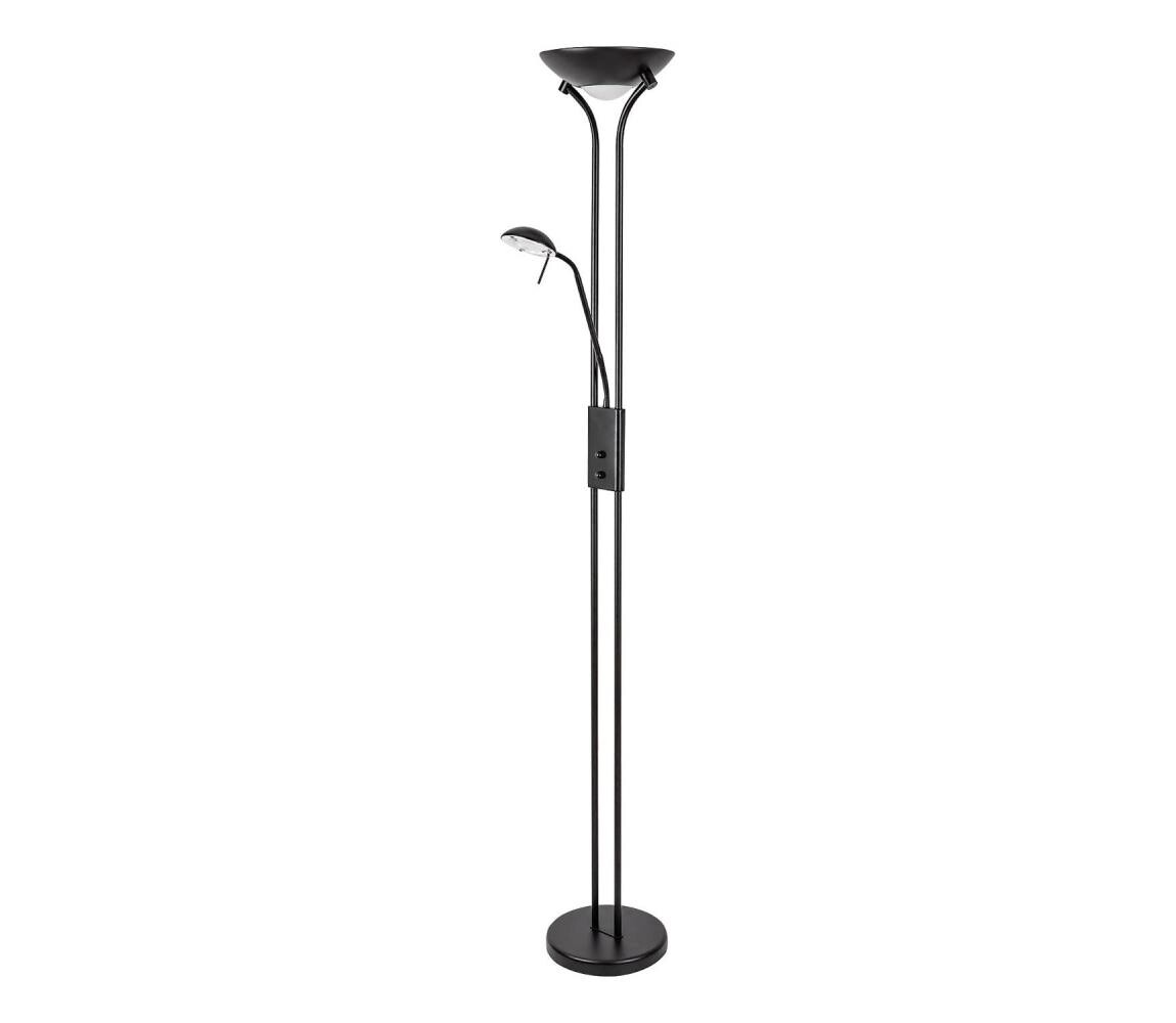 Brilagi - Stmívatelná stojací lampa SCARLETT 1xR7s/230W/230V + 1xG9/40W černá 63057