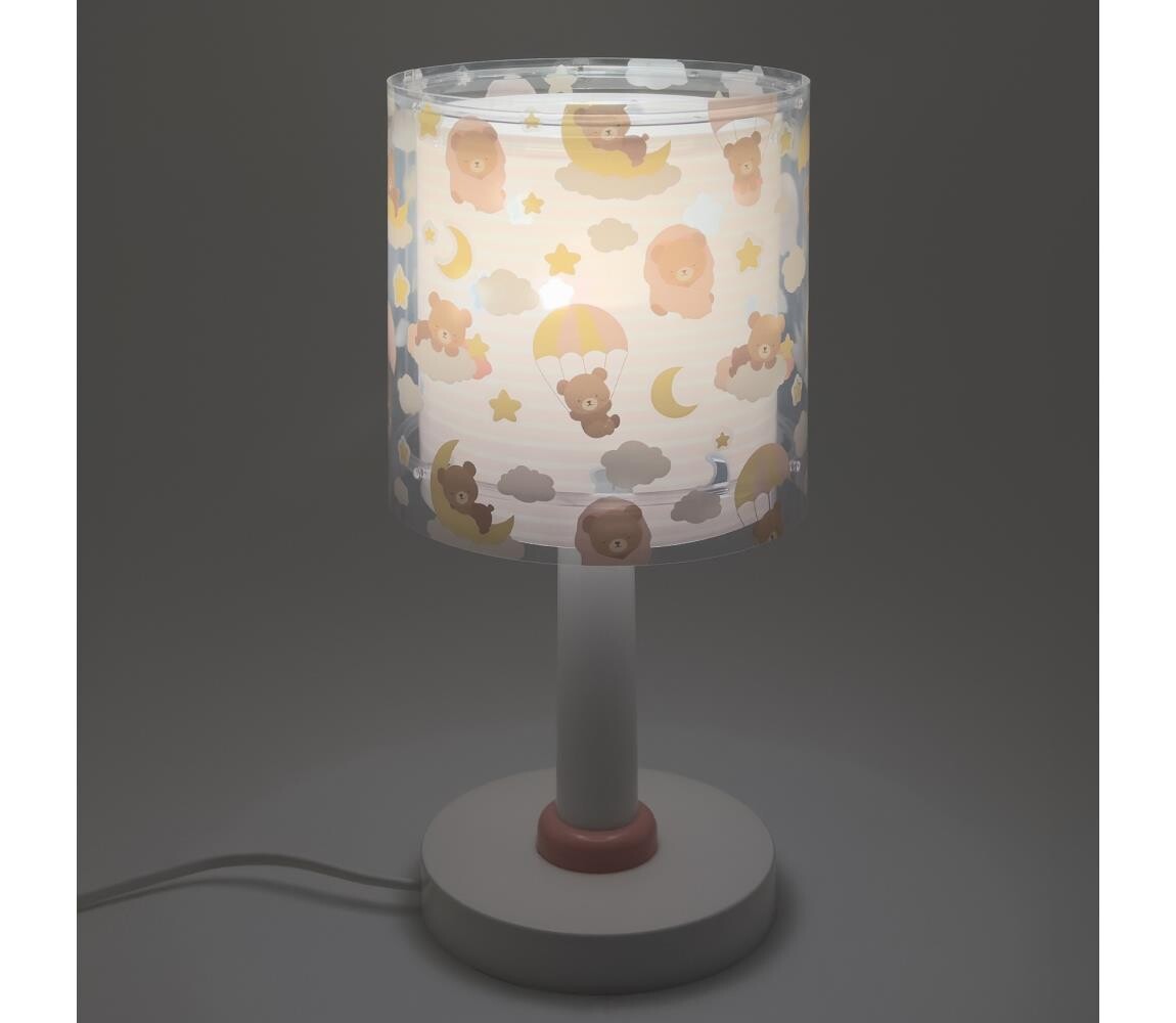 Dalber 41571S - LED Dětská lampička BABY TEDDY 1xG4/4W/230V růžová 41571S