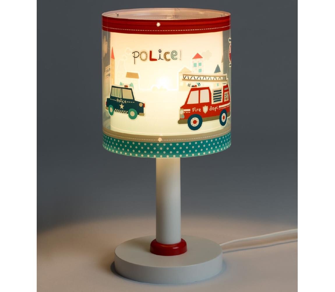 Dalber 60611N - LED Dětská lampička POLICE 1xG4/4W/230V pestrobarevná 60611N