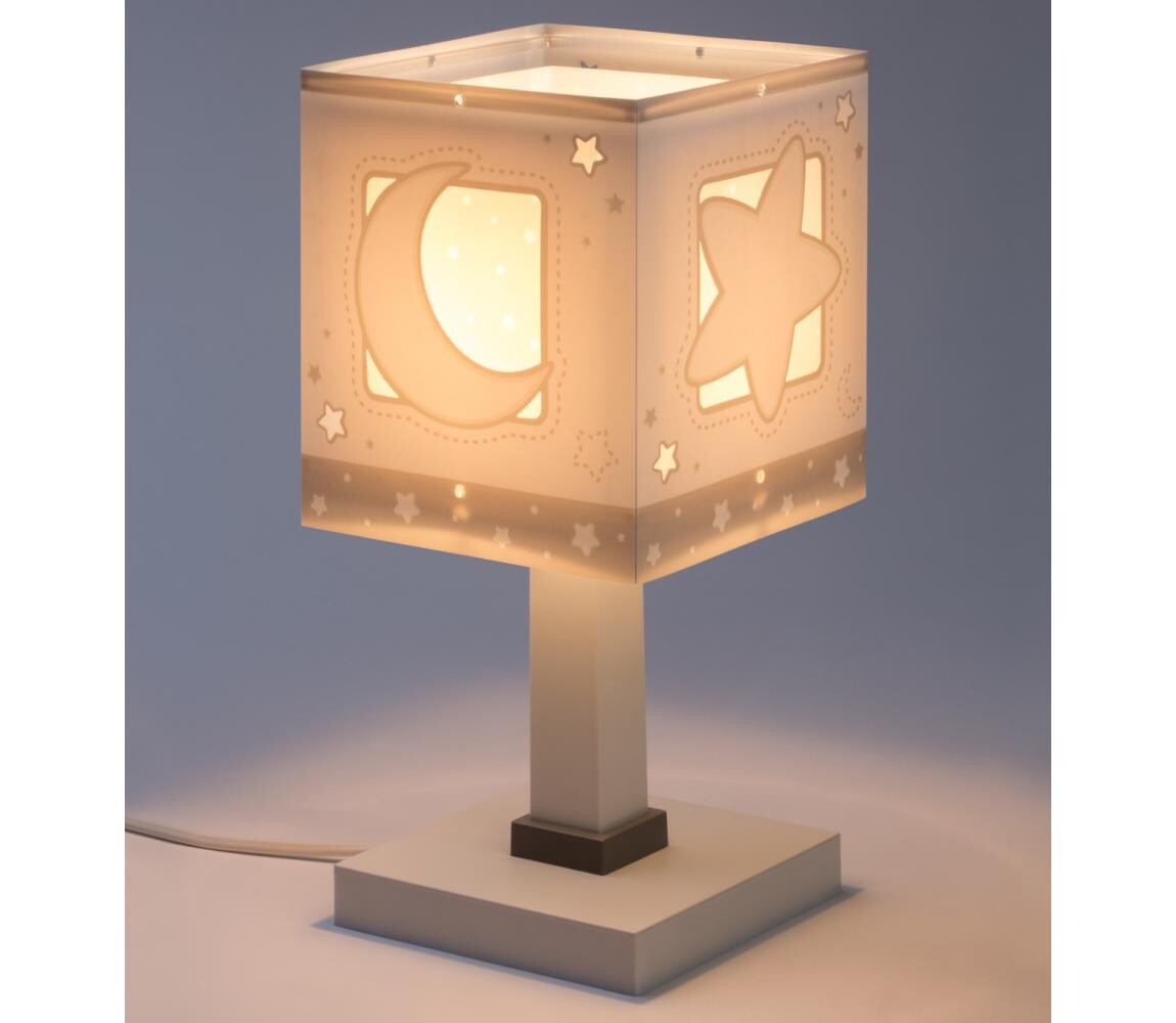 Dalber 63231NE - LED Dětská lampička MOONLIGHT 1xG4/4W/230V šedá 63231NE