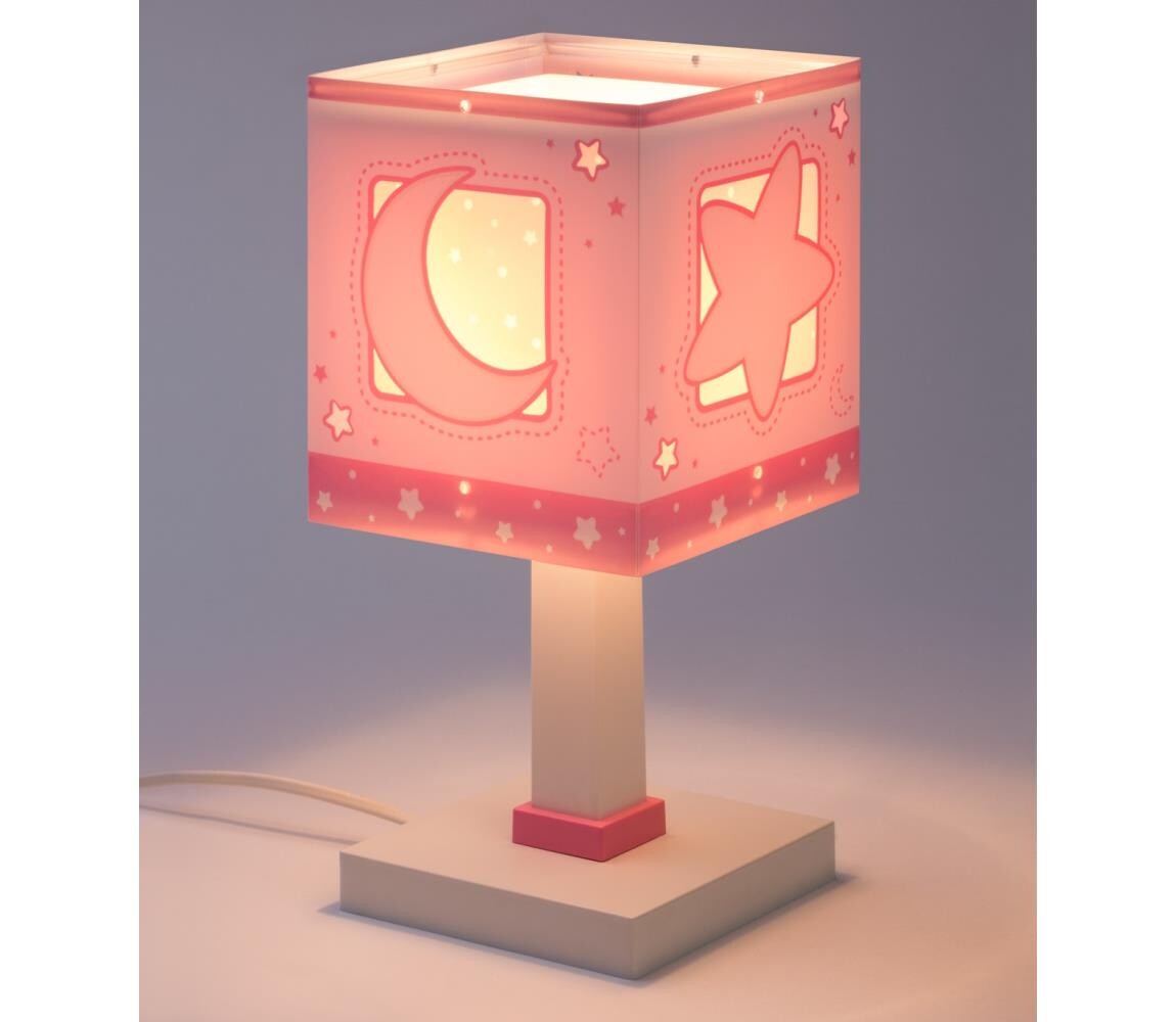 Dalber 63231NS - LED Dětská lampička MOONLIGHT 1xG4/4W/230V růžová 63231NS