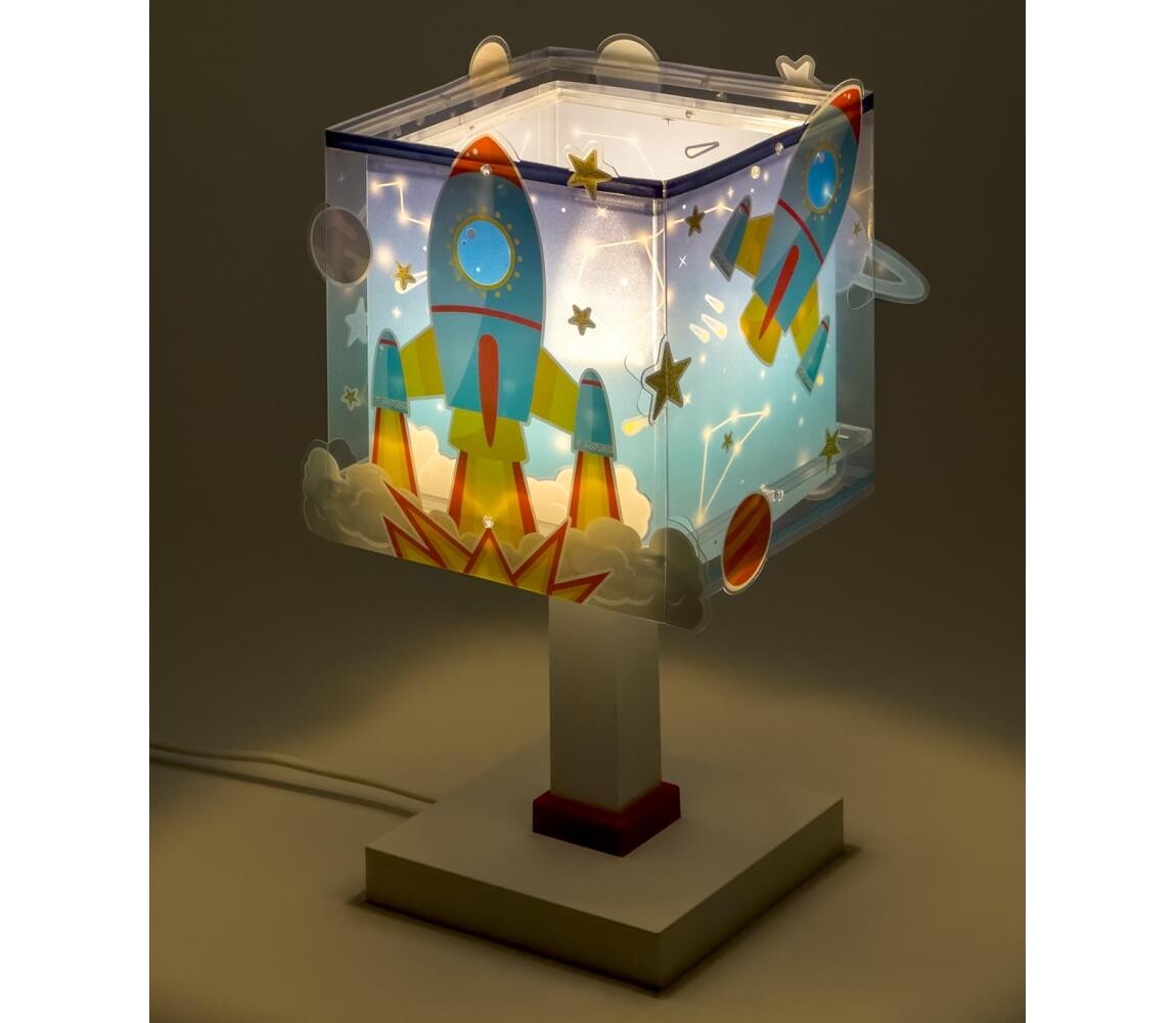 Dalber 63351N - LED Dětská lampička ROCKET 1xG4/4W/230V pestrobarevná 63351N