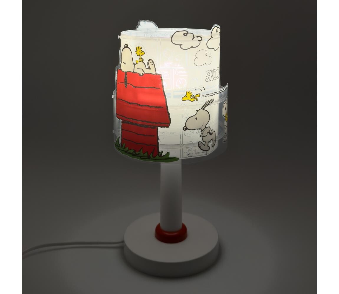 Dalber 76301 - LED Dětská lampička SNOOPY 1xG4/4W/230V bílá/červená 76301