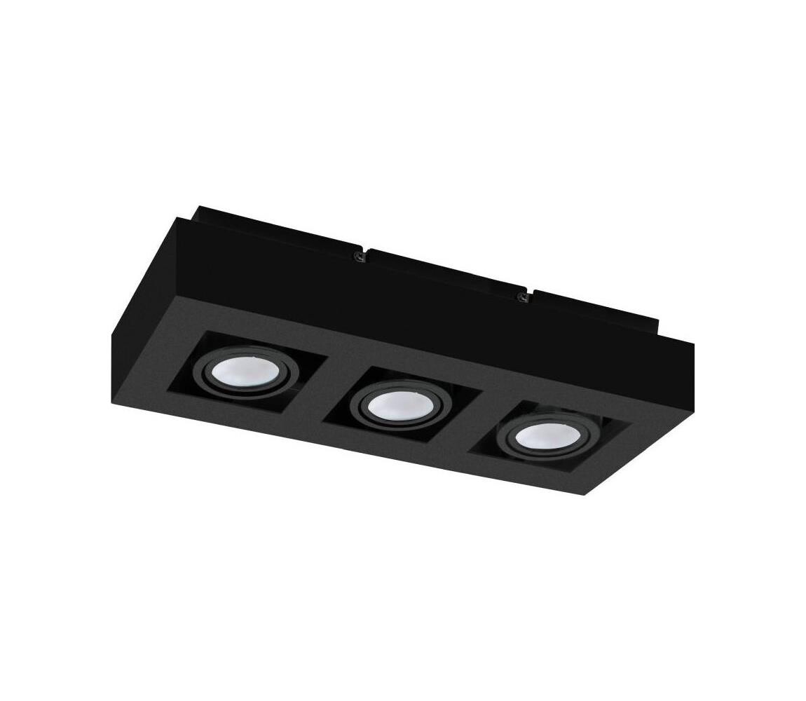 Eglo 31064 - LED Bodové svítidlo MENDOZA 3xLED/4,7W/230V 3000K černá 31064