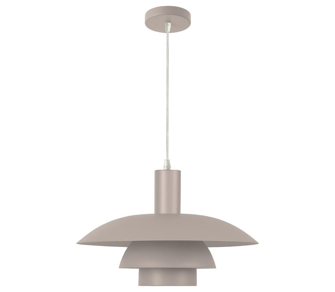 Lustr na lanku FERRO 1xE27/15W/230V šedá ML2361