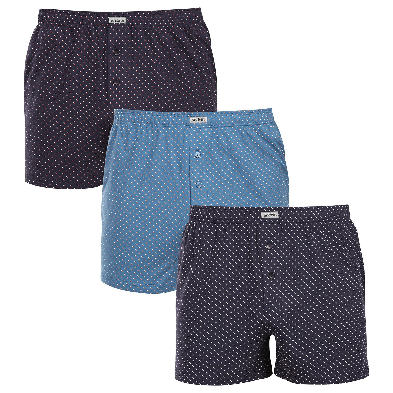 3PACK pánské trenky Andrie vícebarevné (PS 5834C) XL, trenýrky