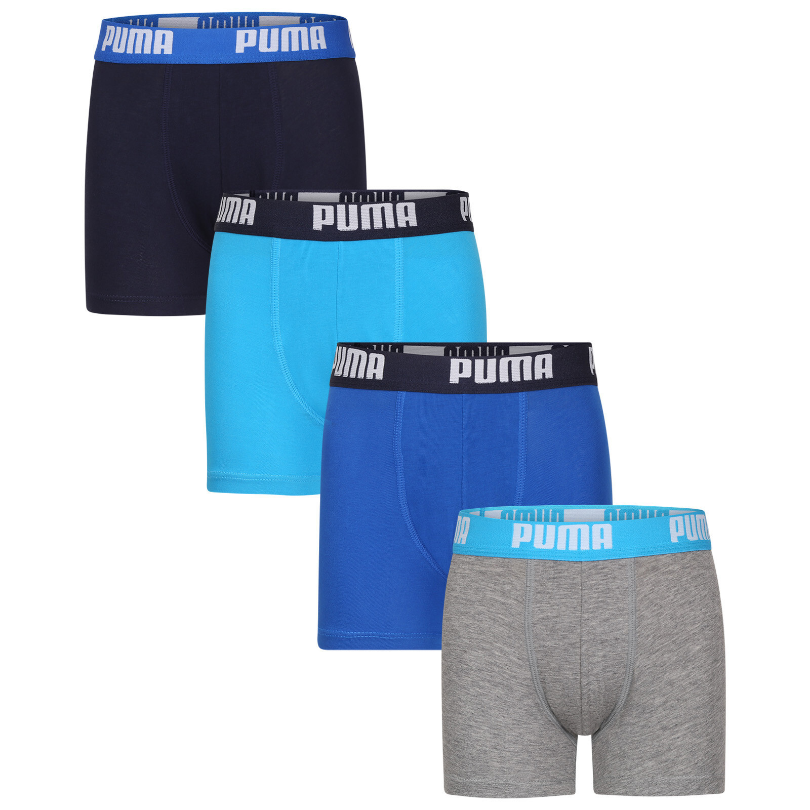 4PACK chlapecké boxerky Puma černé (701236149 002) 176, trenky / trenýrky