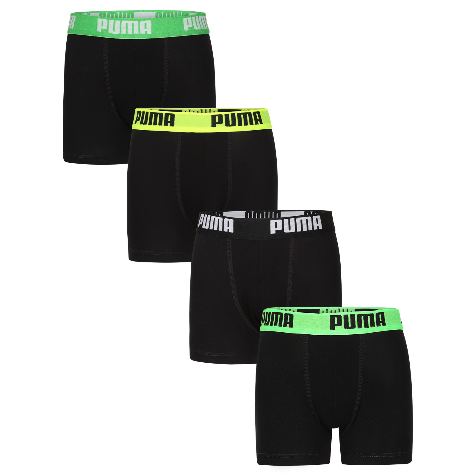 4PACK chlapecké boxerky Puma černé (701236149 001) 164, trenky / trenýrky