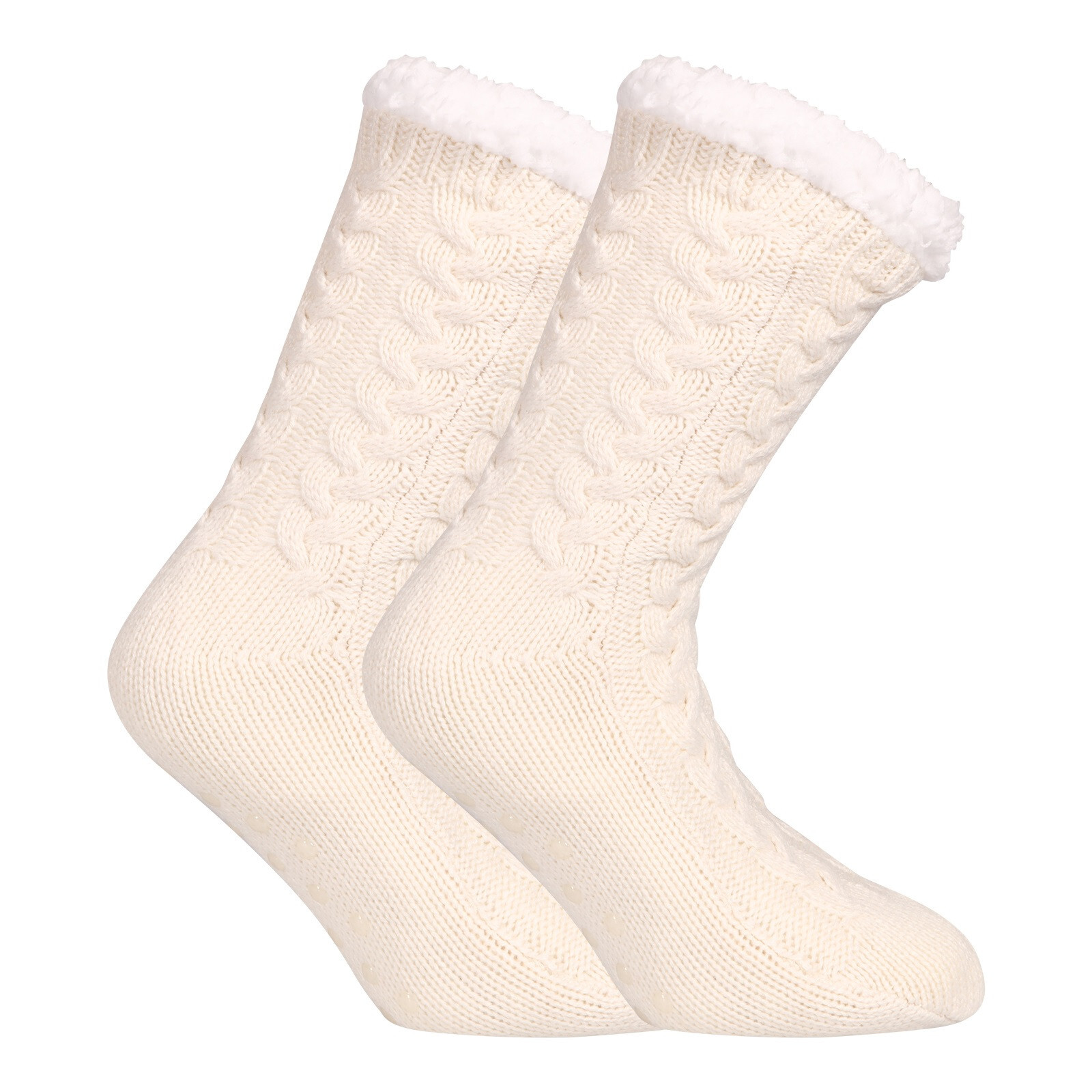 Teplé ponožky Gianvaglia bílé (1565) 35/42