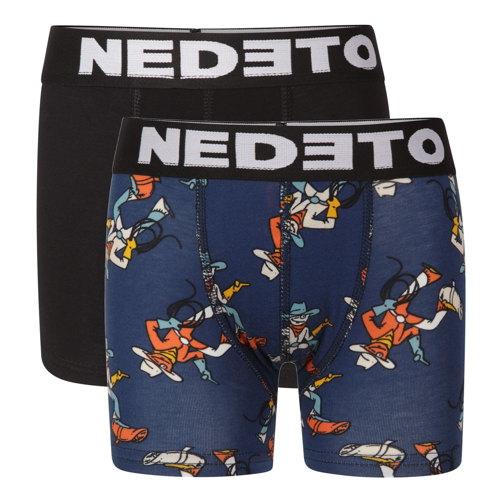 2PACK dětské boxerky Nedeto vícebarevné (2NBDV7) 6-8 let, trenky / trenýrky