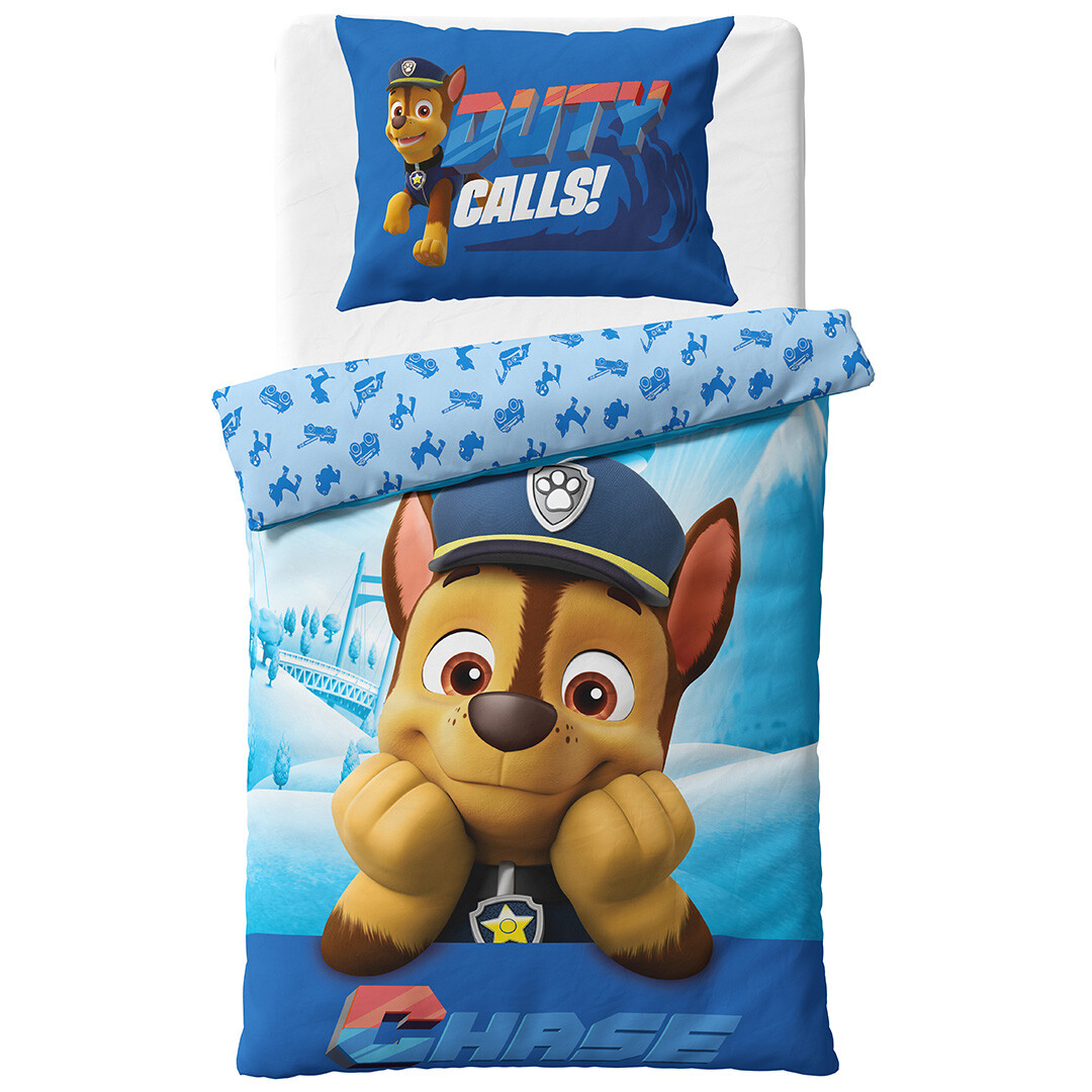 Carbotex Bavlněné povlečení 140x200 + 70x90 cm - Tlapková patrola 