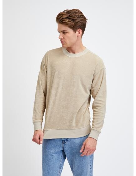 Froté mikina s french terry