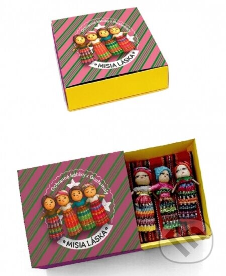Misia Láska - Ochranné bábiky z Guatemaly 4 ks - jemileto