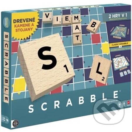 Scrabble Original (SK drevená verzia) - Mattel