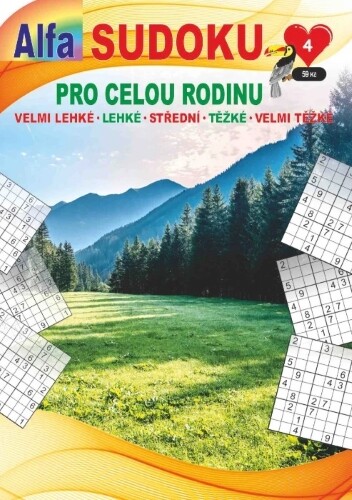 Sudoku pro celou rodinu 04/2025 - 5 úrovní | Neuveden