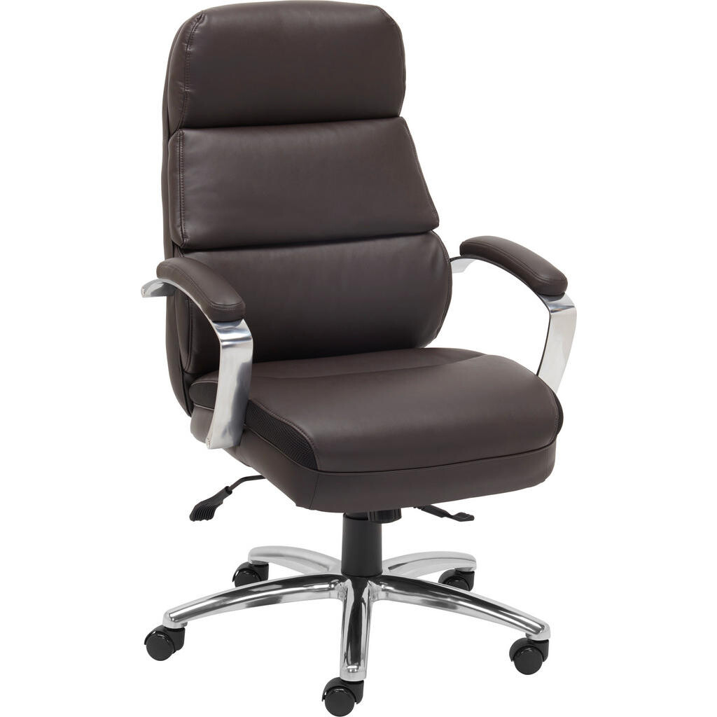 KANCELÁŘSKÉ KŘESLO, vzhled kůže, síť, hnědá