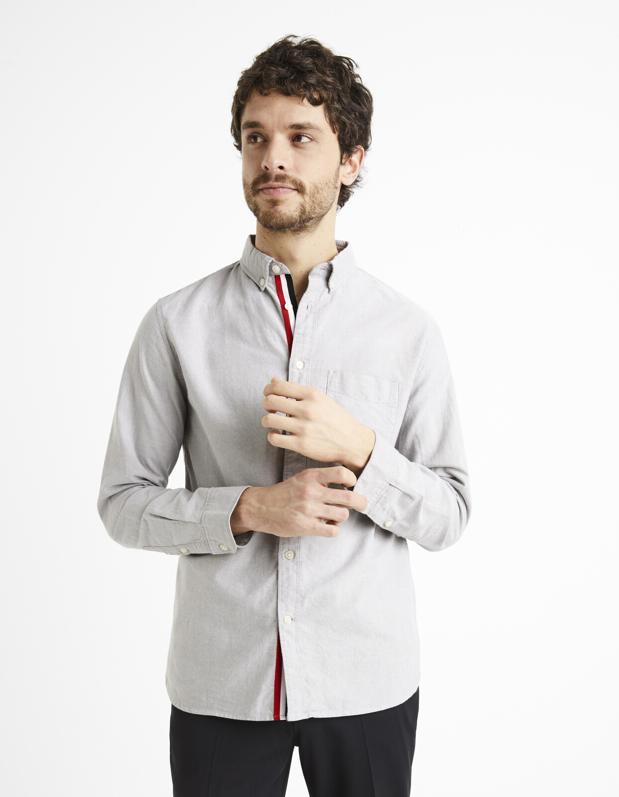 Celio Košile regular Caolinea - Pánské