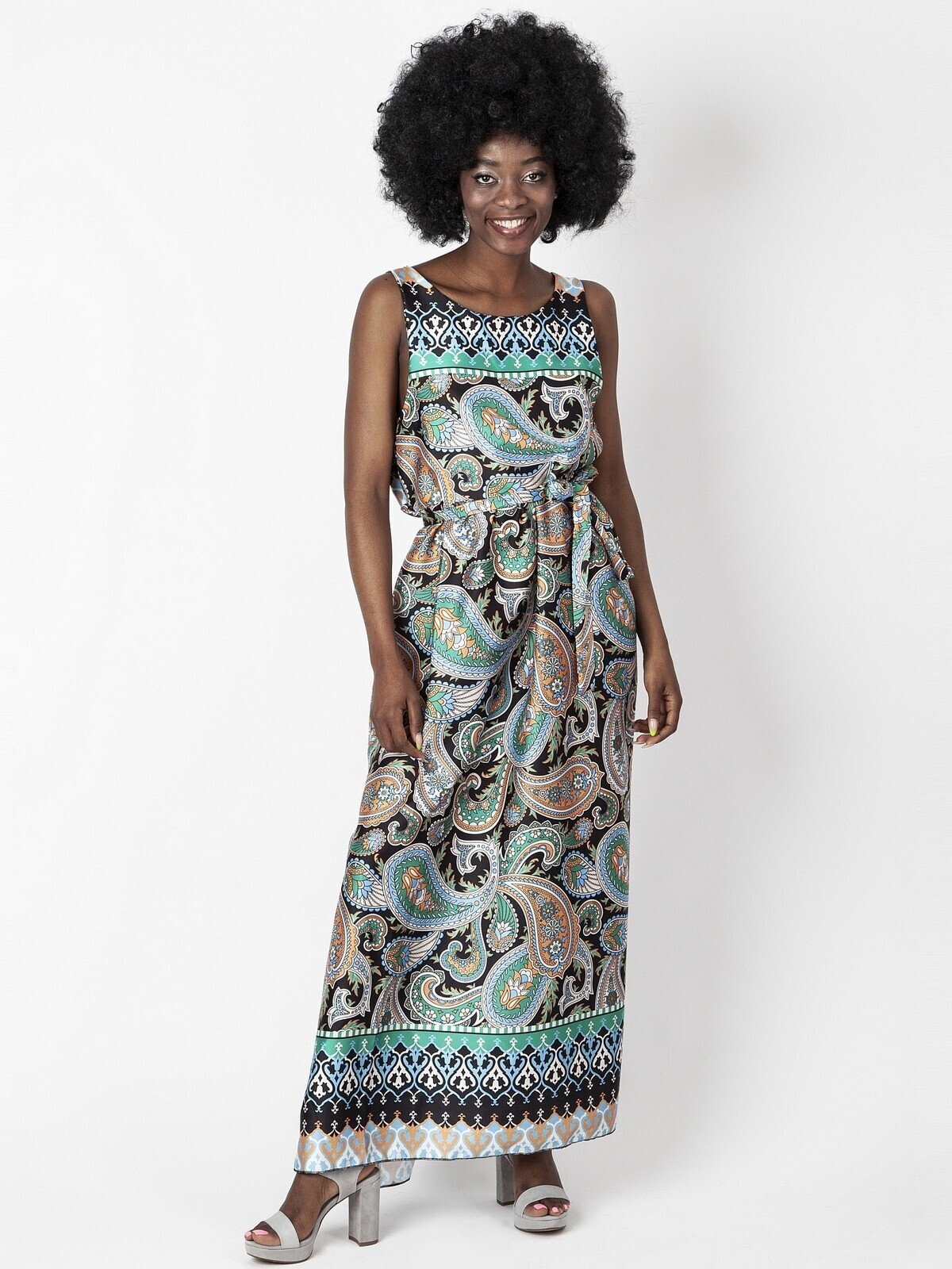 PERSO Woman's Loose women's sleeveless dress