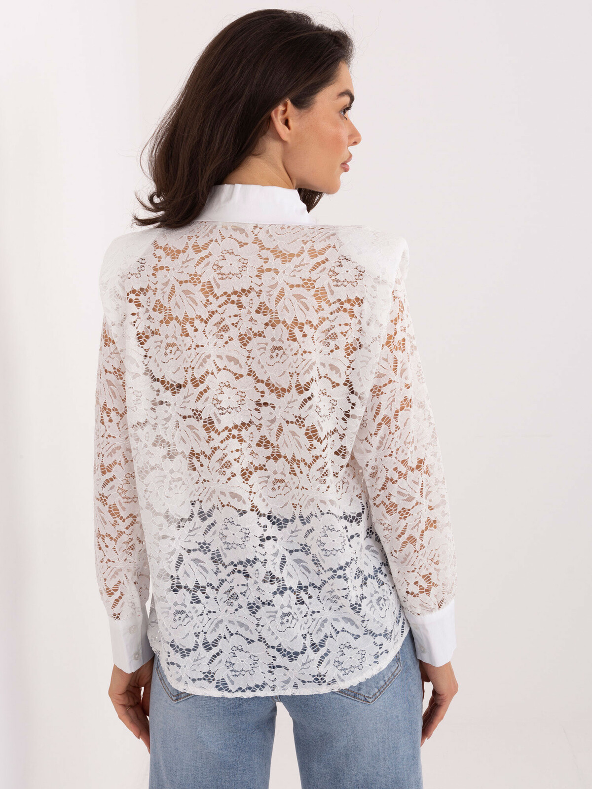 Bílá krajková halenka