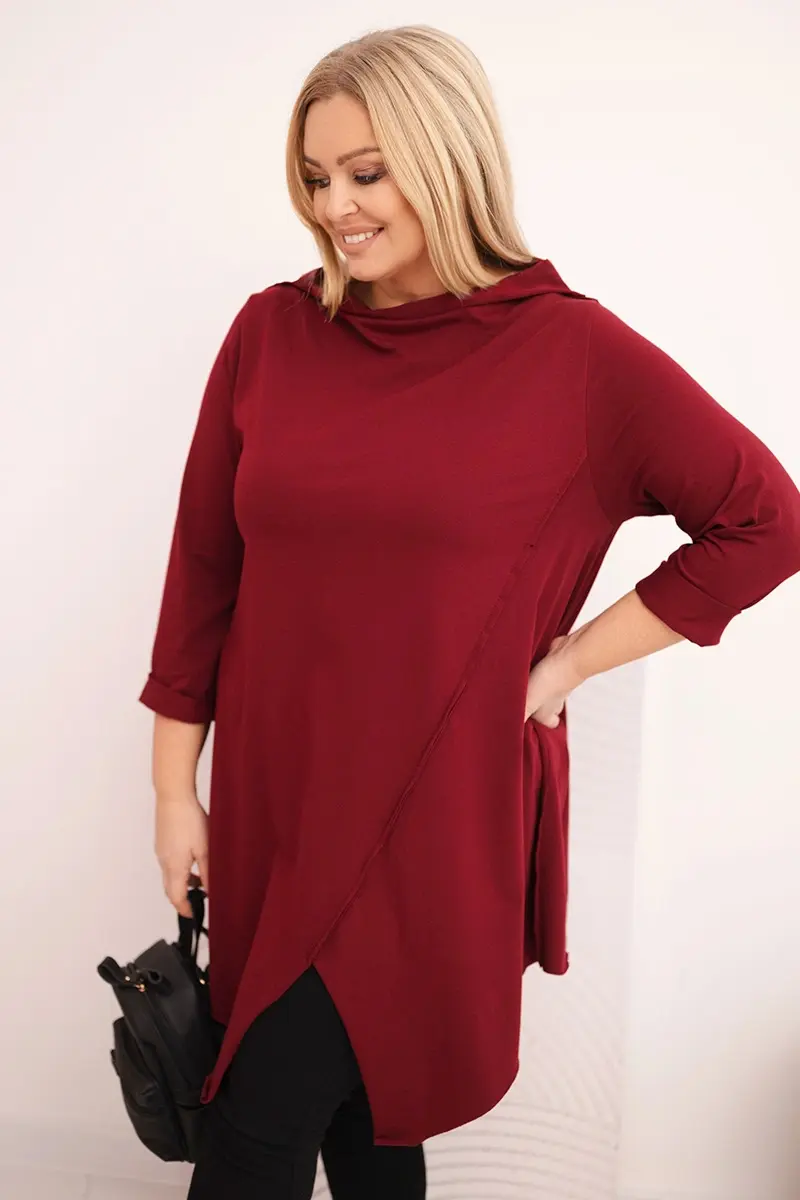 Kesi dámská asymetrická halenka Plus Size