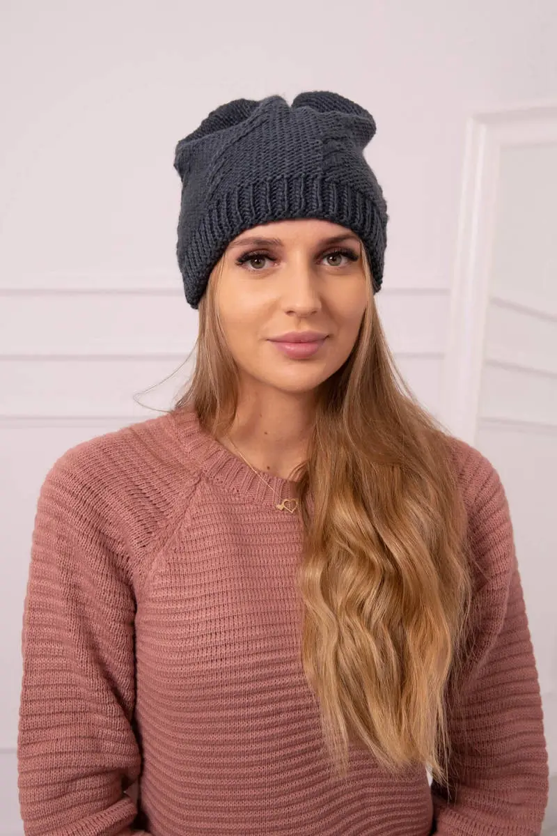 Dámská čepice Lorena K377 grafitová