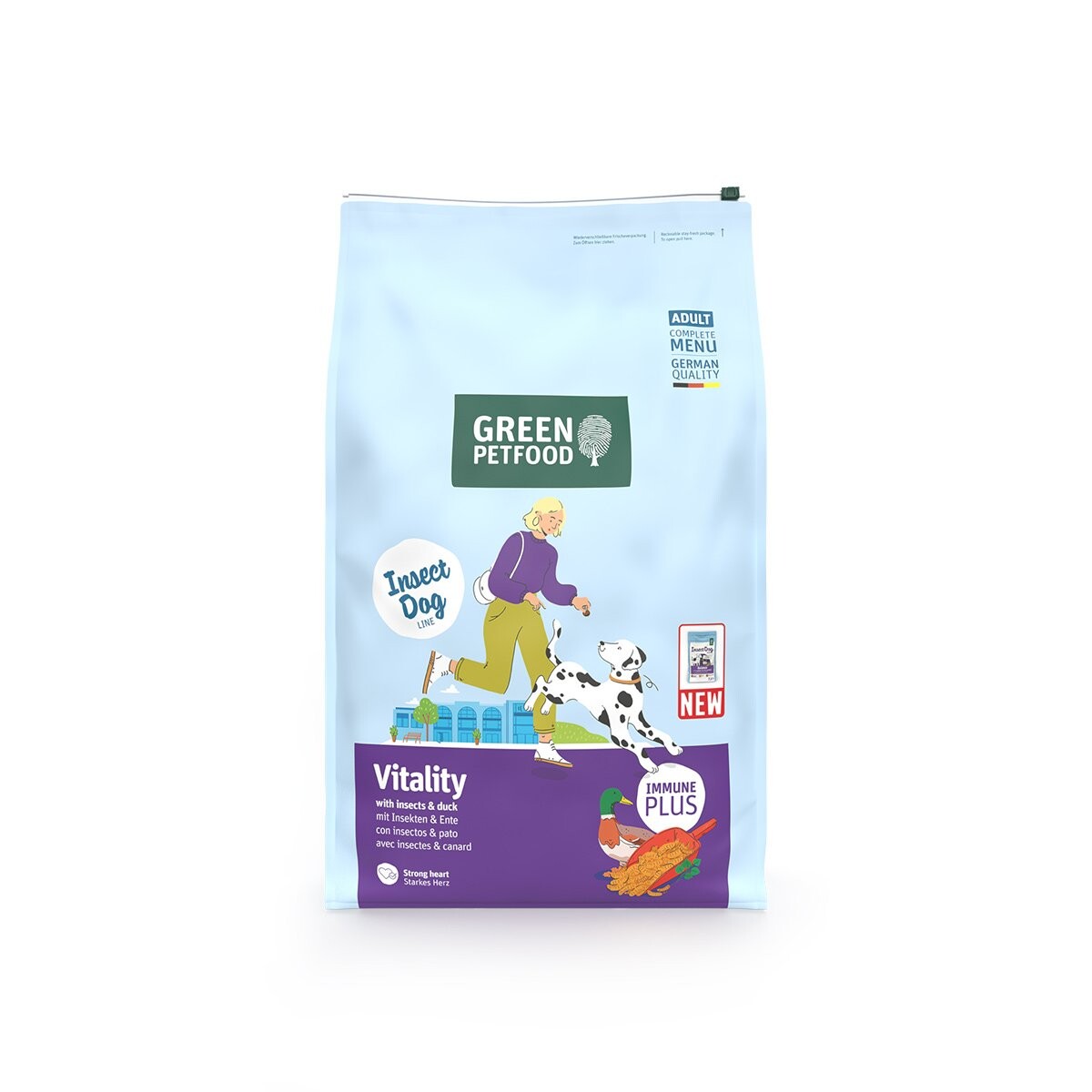 Green Petfood Dog Vitality s hmyzem - 7,5 kg
