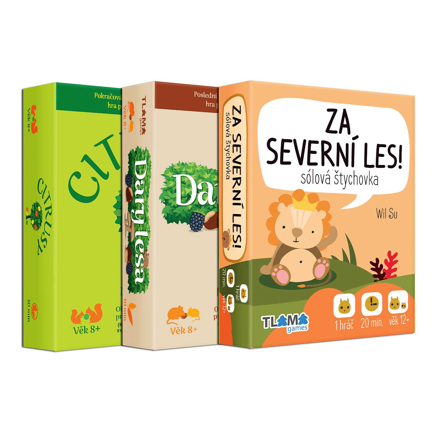 TLAMA games Citrusy + Dary lesa + Za severní les