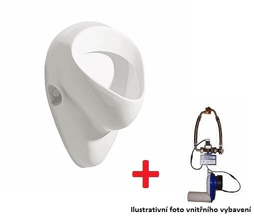 Sanela SLP66 pisoár s radarovým splachováním SLP66RZ BLUETOOTH - s integrovaným zdrojem