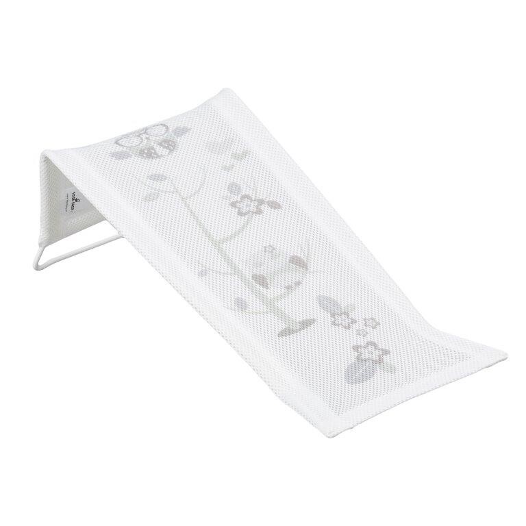 MR Látkové lehátko do vany - šedé květy