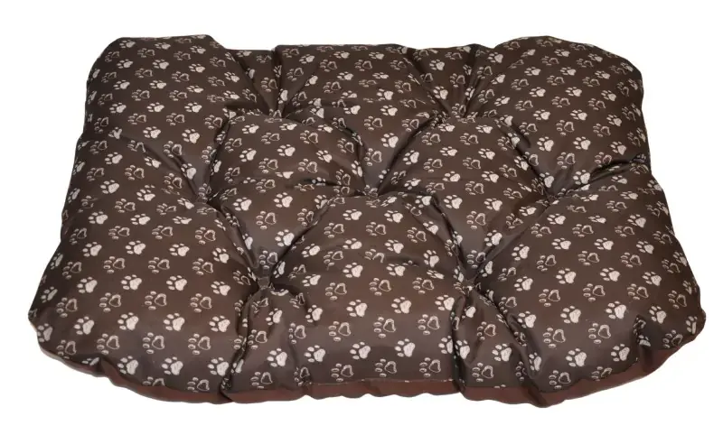 Axin Trading Podložka voděodolná zaoblená 80x60 - tlapka hnědá