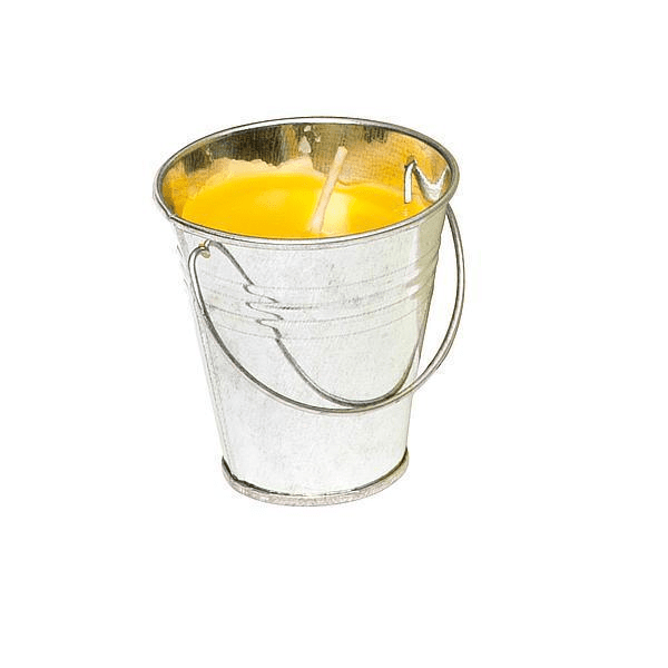 Svíčka Citronella v kyblíku