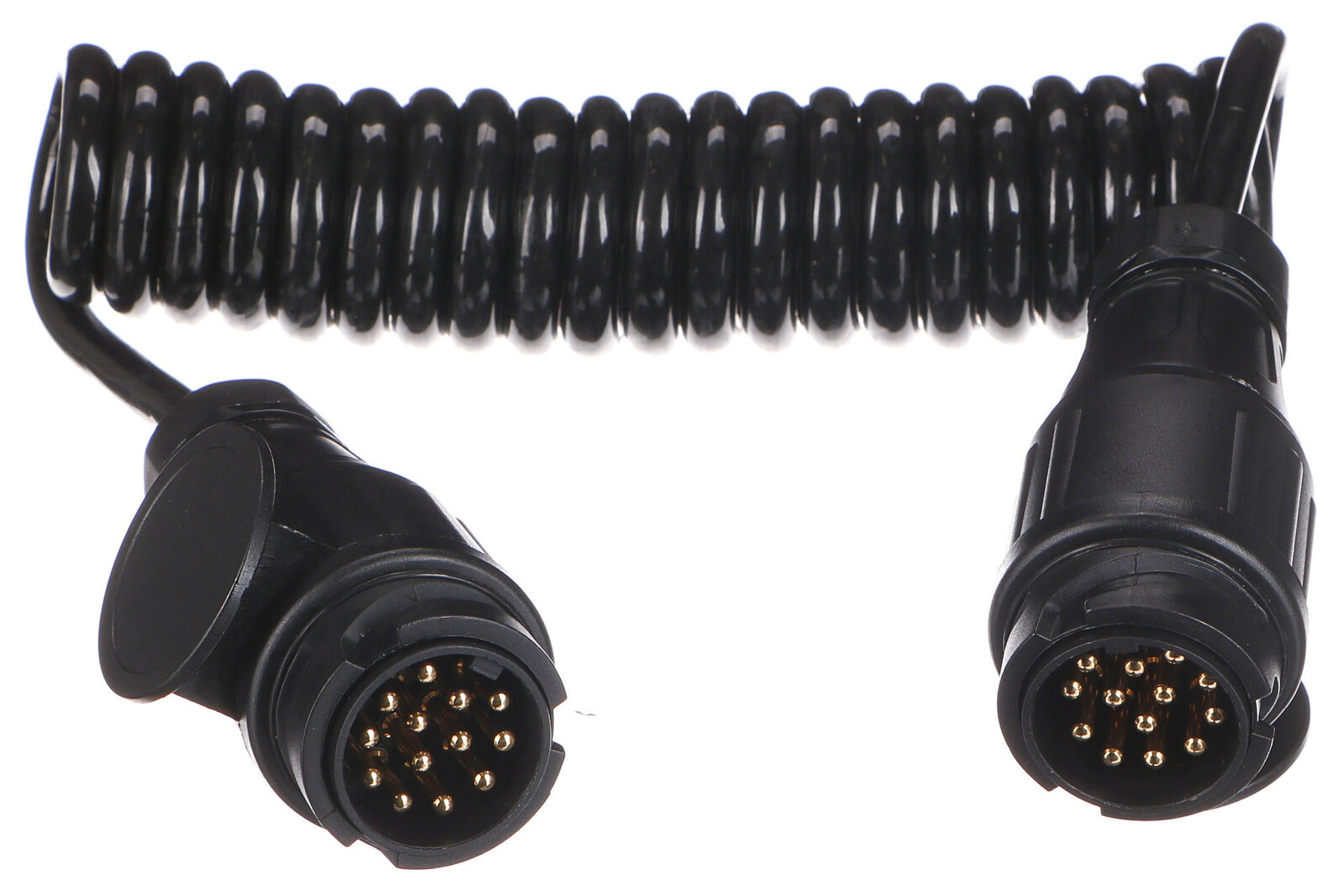 Propojovací spirálový kabel zástrčky tažného zařízení TRAILER CABLE 4, 13-13pin, 3m SIXTOL