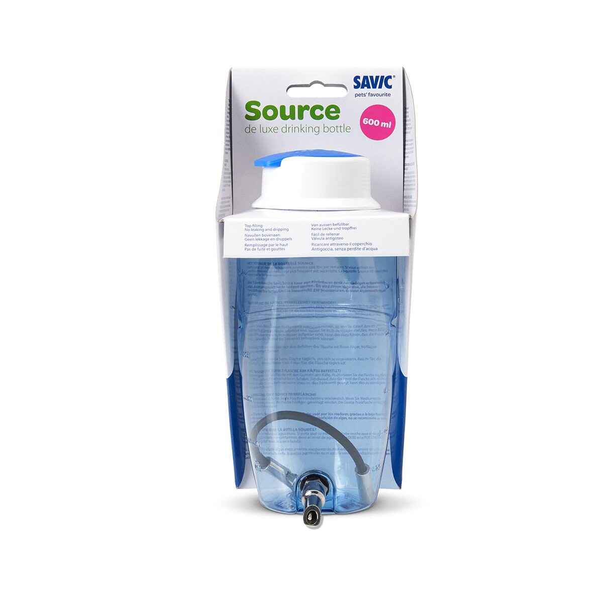 SAVIC napáječka pro drobná zvířata s plnicím otvorem 600 ml