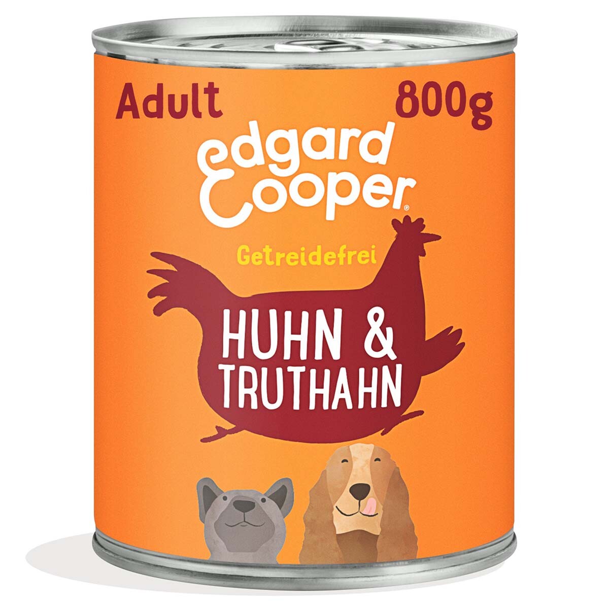 Edgard & Cooper kuře & krůta s jablkem 6x800 g