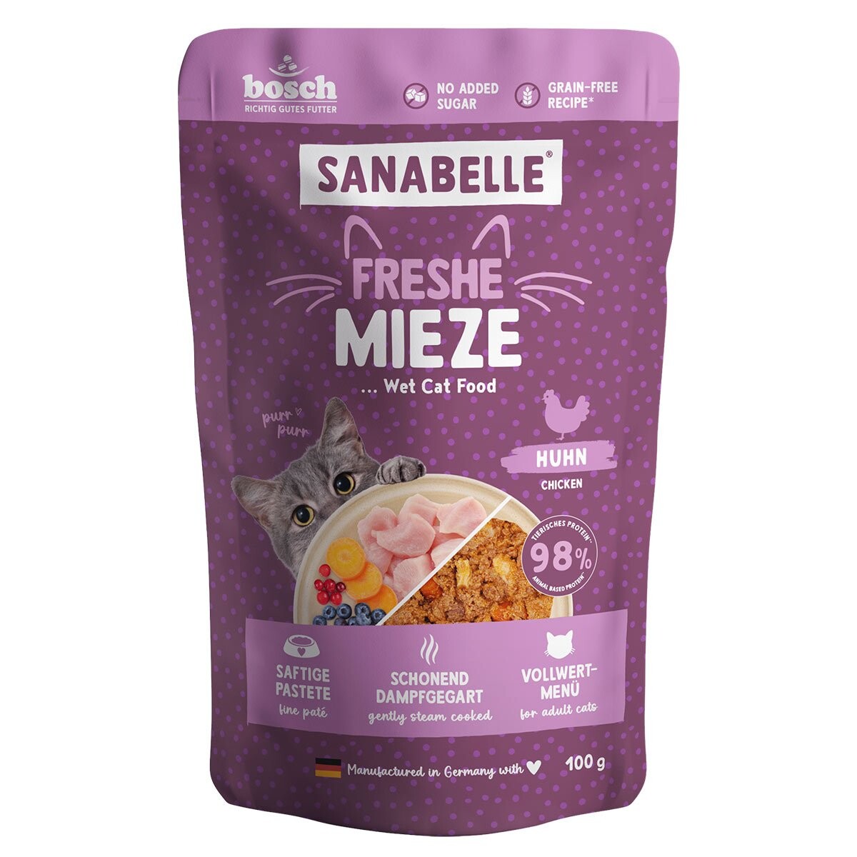 Sanabelle Freshe Mieze Kuře 10×100 g