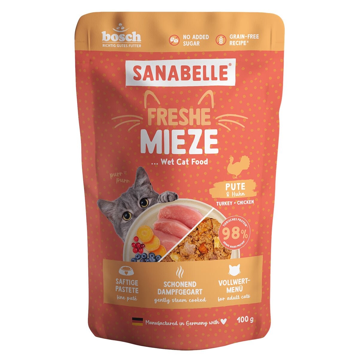 Sanabelle Freshe Mieze Krůta & Kuře 10x100 g