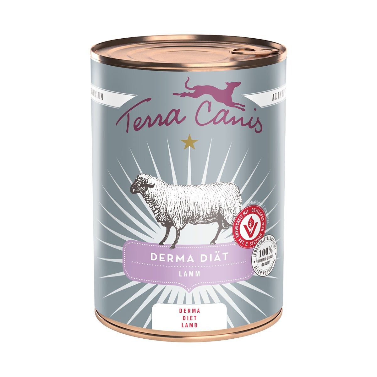 Terra Canis AliVet Derma Dieta Jehněčí 6x400 g