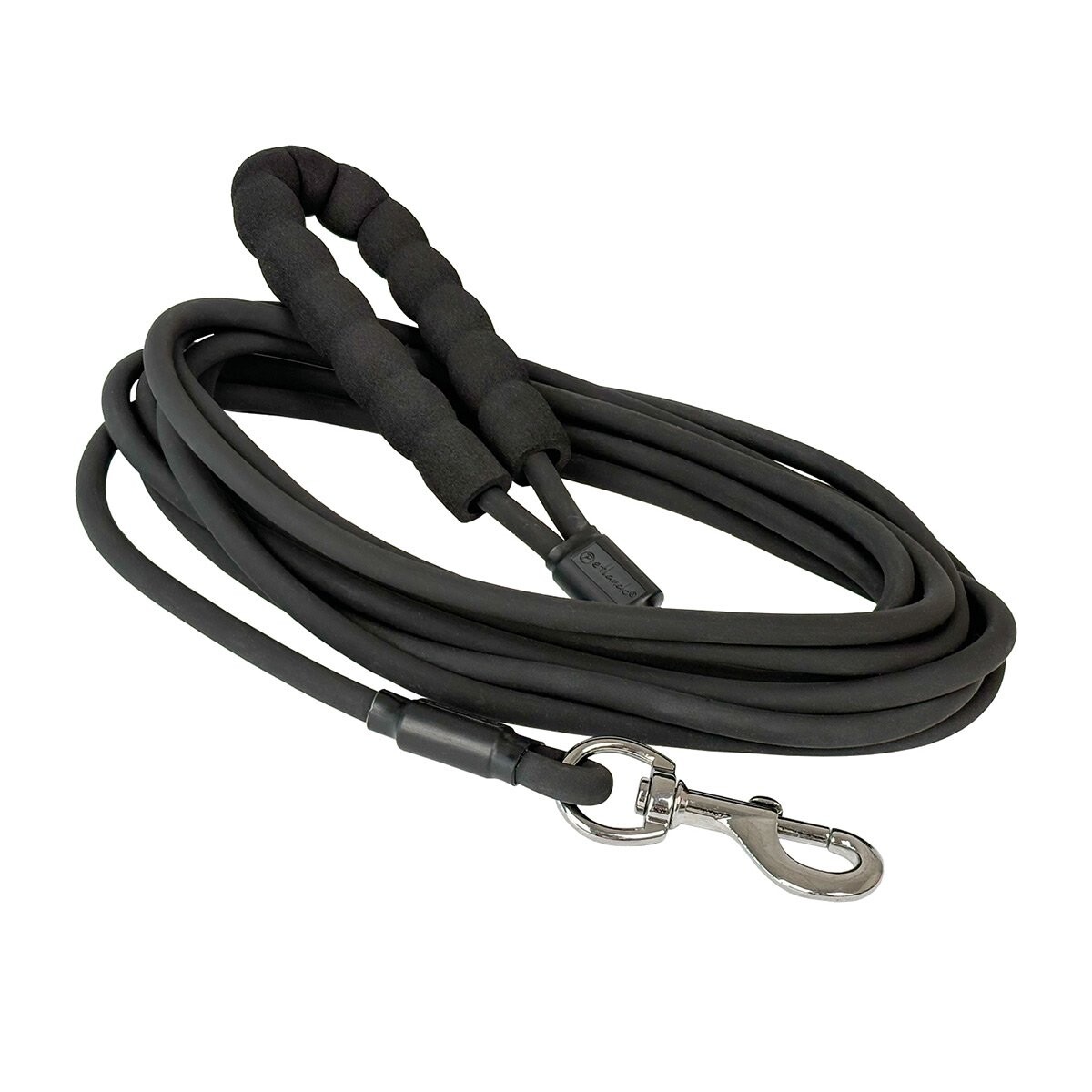 Petlando Trekking vodítko kulaté s rukojetí černé 5 m