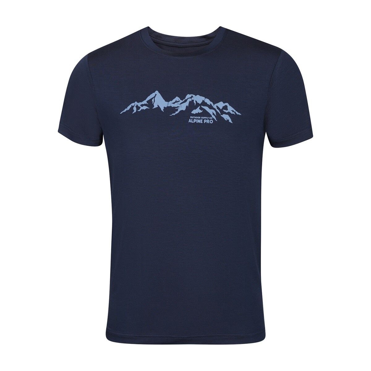 Pánské funkční triko s antibakteriální úpravou alpine pro lyor modrá xs