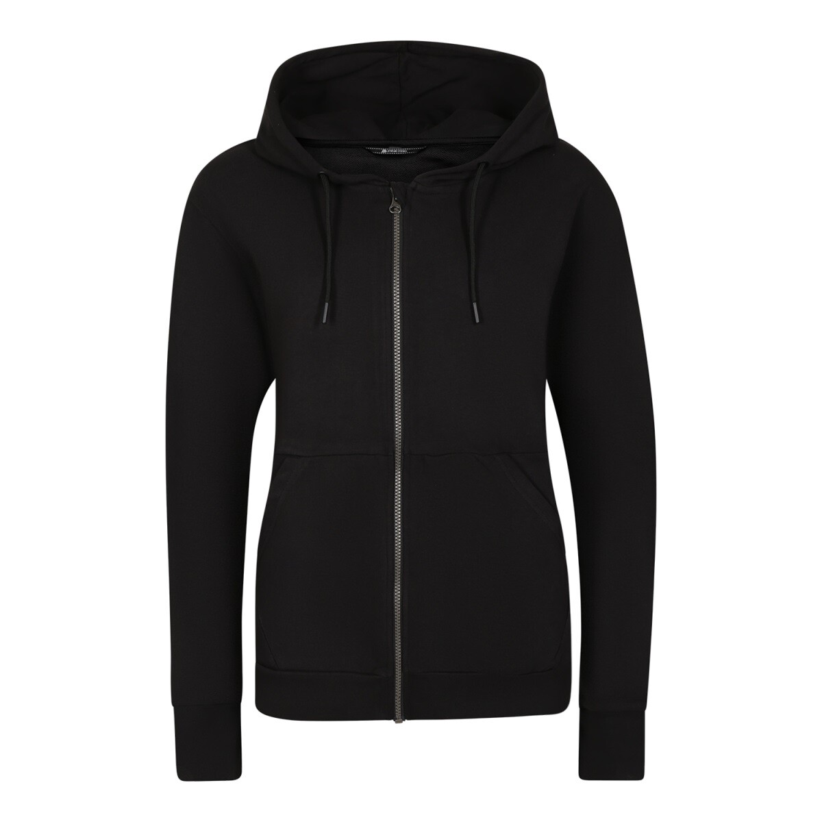 Dámská bavlněná mikina s kapucí alpine pro miaka černá xs